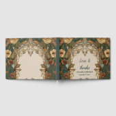 Flora  Art Nouveau bruiloft Gastenboek (Volledig)