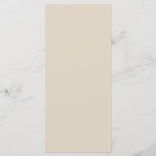 Flora Art Nouveau bruiloft Menu (Achterkant)