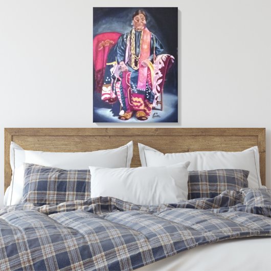 Flora BearhartOriginal Oil Canvas Print (Insitu (Slaapkamer))