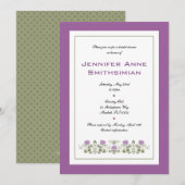 Flora Bee Bridal Shower Kaart (Voorkant / Achterkant)