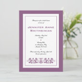 Flora Bee Bridal Shower Kaart (Staand voorkant)