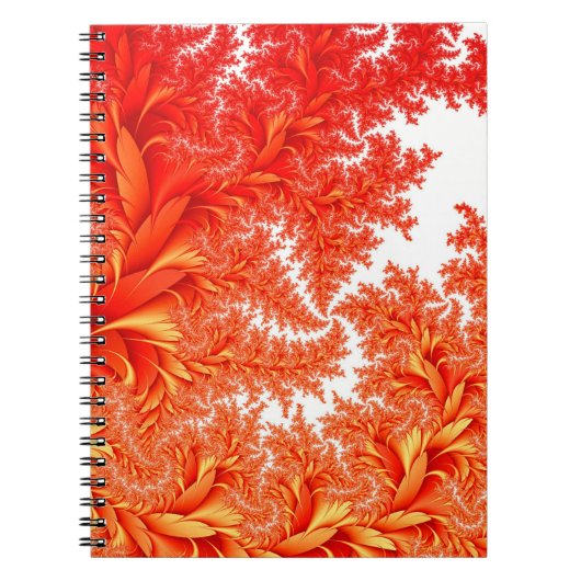 Flora bloembloesems achtergrond notitieboek (Voorkant)