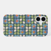 FLORA BLUSH - Botanische iPhone Case 16 Hoesje (Achterkant horizontaal)