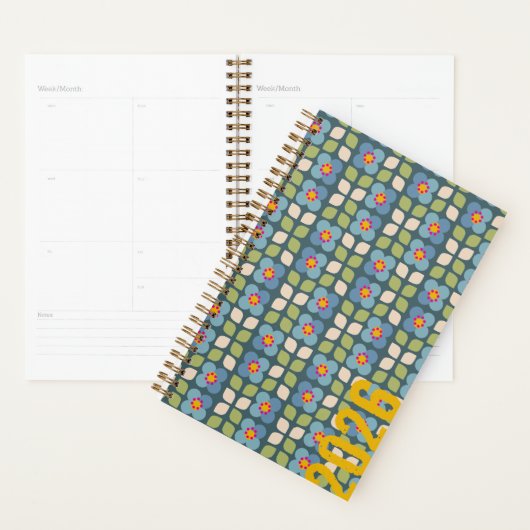 FLORA BLUSH - Planer met botanisch patroon Planner (Display)