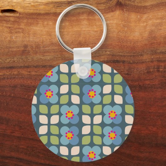 FLORA BLUSH - Sleutelhanger - Bloem Charm (Voorkant)