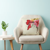 Flora Botanica Waterverf Flowers Burlap Kussen (Stoel)