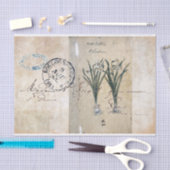 Flora Botanical Paris postage paper Tissuepapier (Craft)