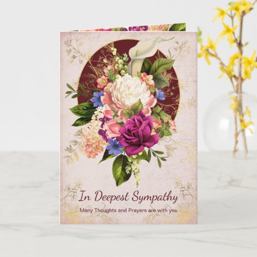  flora botanische Gold Accepteert sympathie Kaart (Gele Bloem)