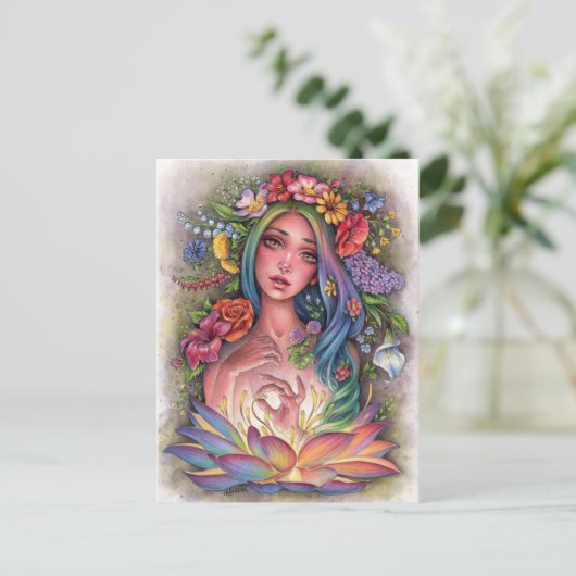 Flora Briefkaart (Staand voorkant)