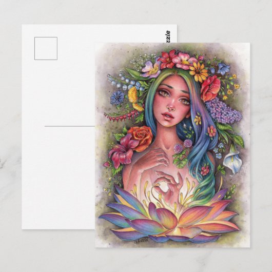 Flora Briefkaart (Voorkant / Achterkant)