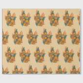 flora cadeaupapier (Vlak)