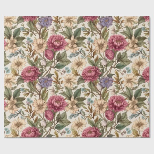  flora cadeaupapier (Vlak)