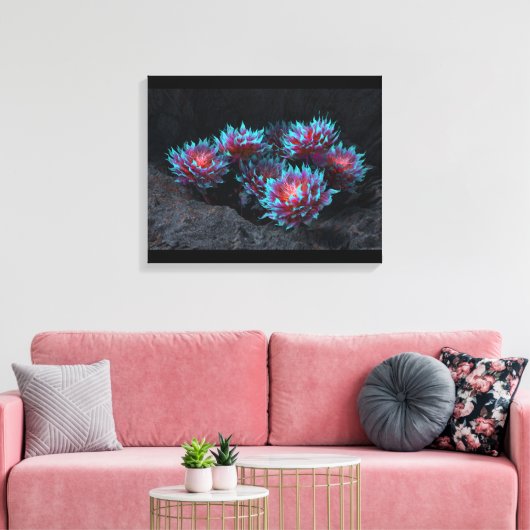 Flora Canvas Afdruk (Insitu (Woonkamer))