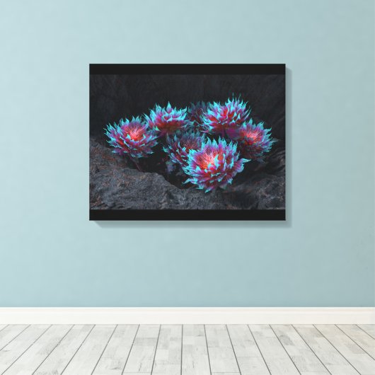 Flora Canvas Afdruk (Insitu (Houten vloer))