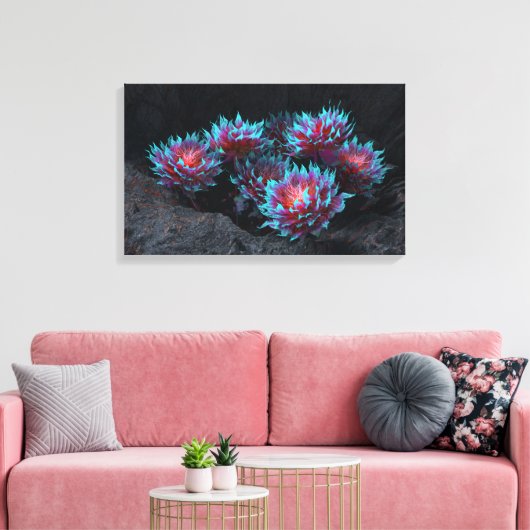 Flora Canvas Afdruk (Insitu (Woonkamer))