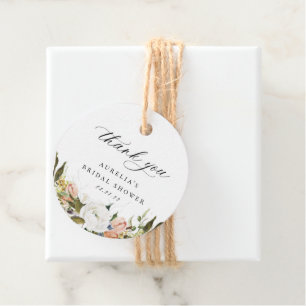 flora dank u bedankjes labels