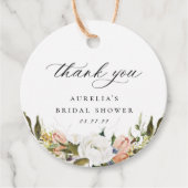  flora dank u bedankjes labels (Voorkant)