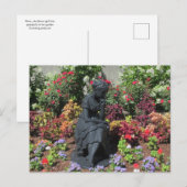 Flora de bloemmeid briefkaart (Voorkant / Achterkant)