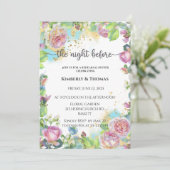 Flora de nacht voor de uitnodiging voor het repeti (Staand voorkant)