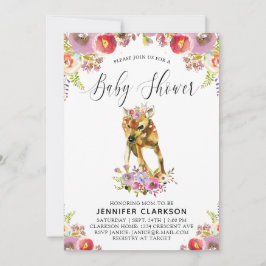 Flora Doe Baby shower Kaart