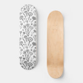 Flora Doodle Skateboard (Voorkant)