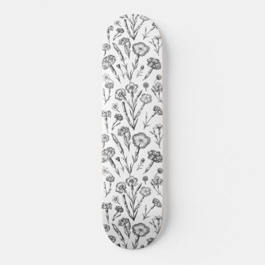 Flora Doodle Skateboard (Voorkant)