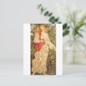 Flora door Evelyn de Morgan Briefkaart (Staand voorkant)