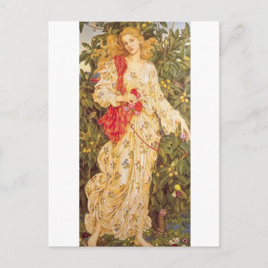 Flora door Evelyn de Morgan Briefkaart (Voorkant)
