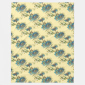 flora en bloemen fleece deken (Voorkant)