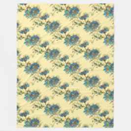  flora en bloemen fleece deken