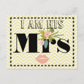 Flora en fauna Ik ben Zijn Mrs. Briefkaart (Voorkant)