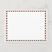 Flora en fauna Ik ben Zijn Mrs. Briefkaart (Achterkant)