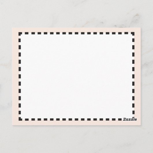 Flora en fauna Ik ben Zijn Mrs. Briefkaart (Achterkant)