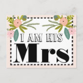 Flora en fauna Ik ben Zijn Mrs. Briefkaart (Voorkant)