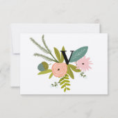 Flora en fauna Invitation RSVP (Achterkant)