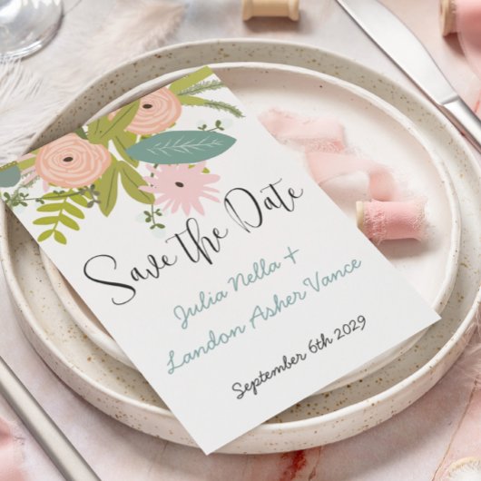 Flora en fauna save the date