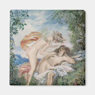 Flora en Zephyr Magneet