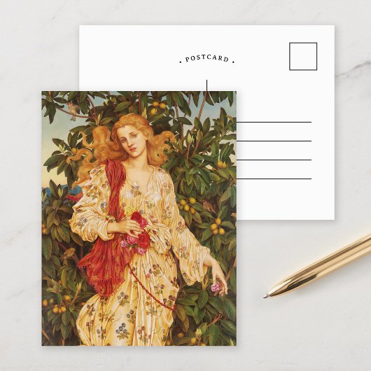 Flora | Evelyn De Morgan Briefkaart