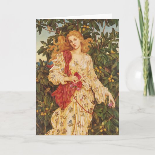 Flora | Evelyn De Morgan Kaart (Voorkant)