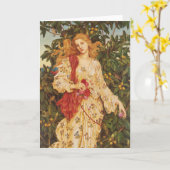 Flora | Evelyn De Morgan Kaart (Gele Bloem)