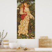 Flora | Evelyn De Morgan Poster (Keuken)