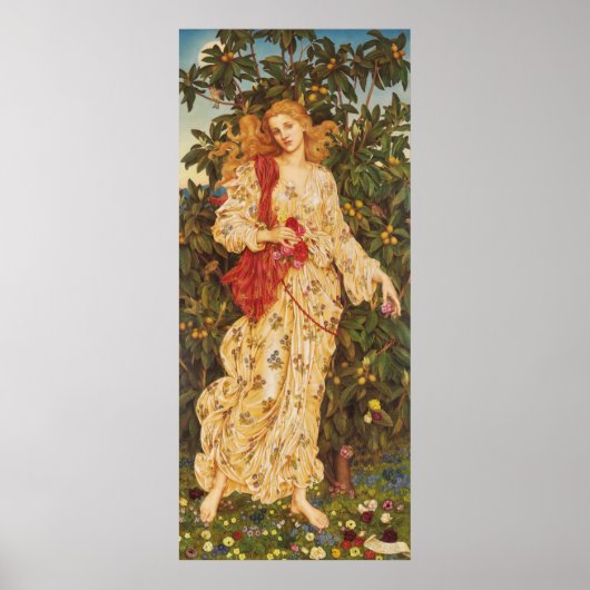 Flora | Evelyn De Morgan Poster (Voorkant)