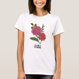 Flora Femme vrouwen botanici T-shirt