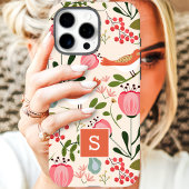 flora - flesjesmonogram Case-Mate iPhone case
