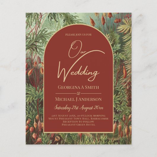 flora flora flora wEDDING Flyer (Voorkant)