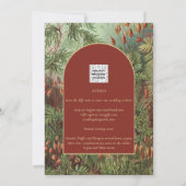  flora flora flora wEDDING Kaart (Achterkant)