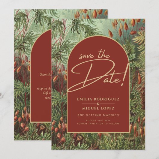  flora flora flora wEDDING Kaart (Voorkant / Achterkant)