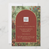  flora flora flora wEDDING Kaart (Achterkant)