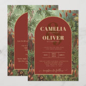 flora flora flora wEDDING Kaart (Voorkant / Achterkant)