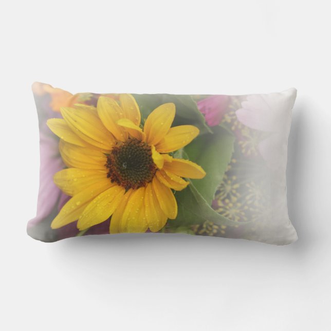 Flora FloralThrow Pillow Kussen (Voorkant)